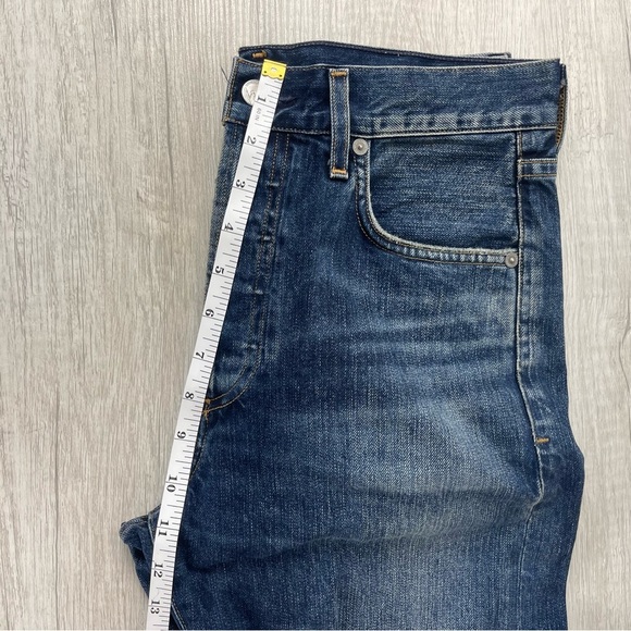 Citizens of Humanity Liya High Rise Classic Fit Crop with Distressed Hem, 26 - Picture 12 of 14